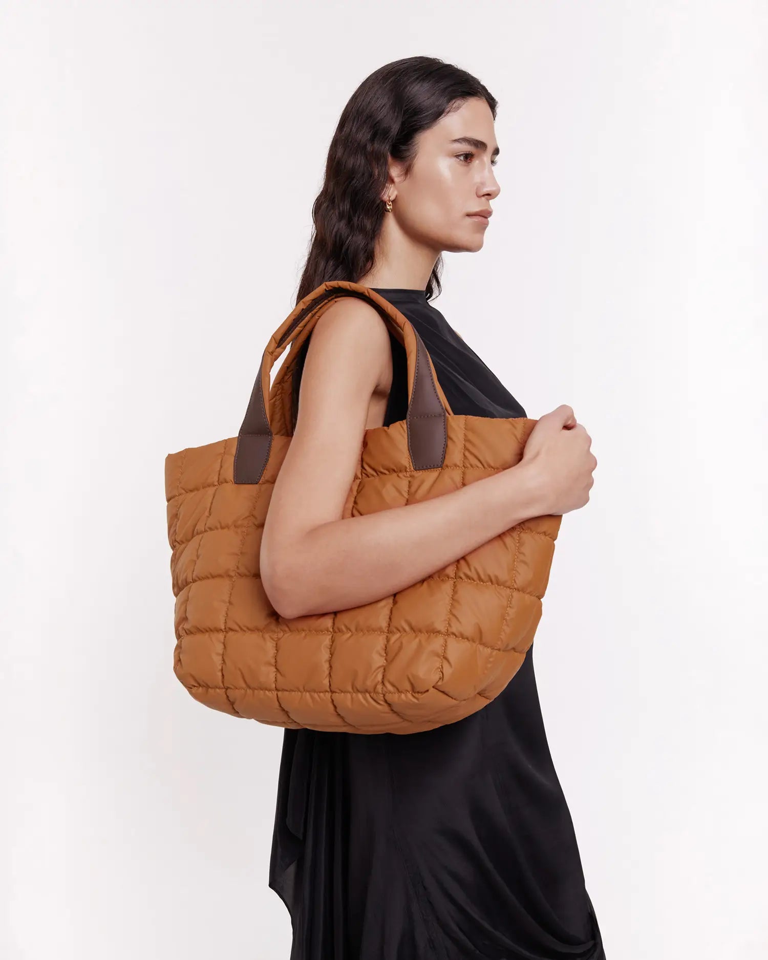 Porter Tote Medium Cognac