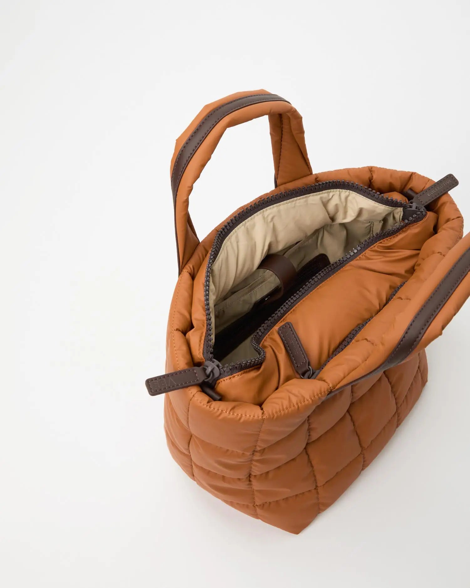 Porter Tote Small Cognac