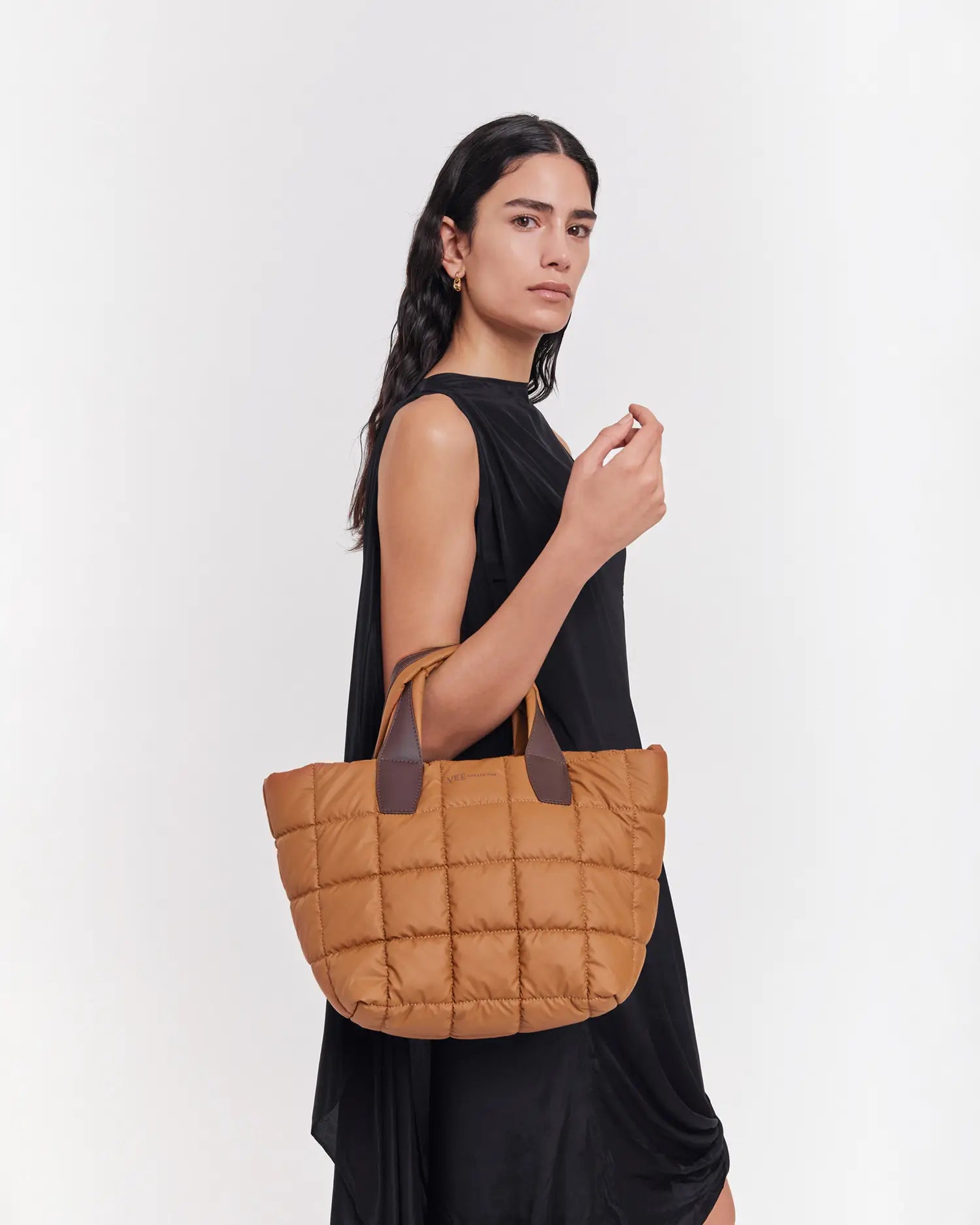 Porter Tote Small Cognac