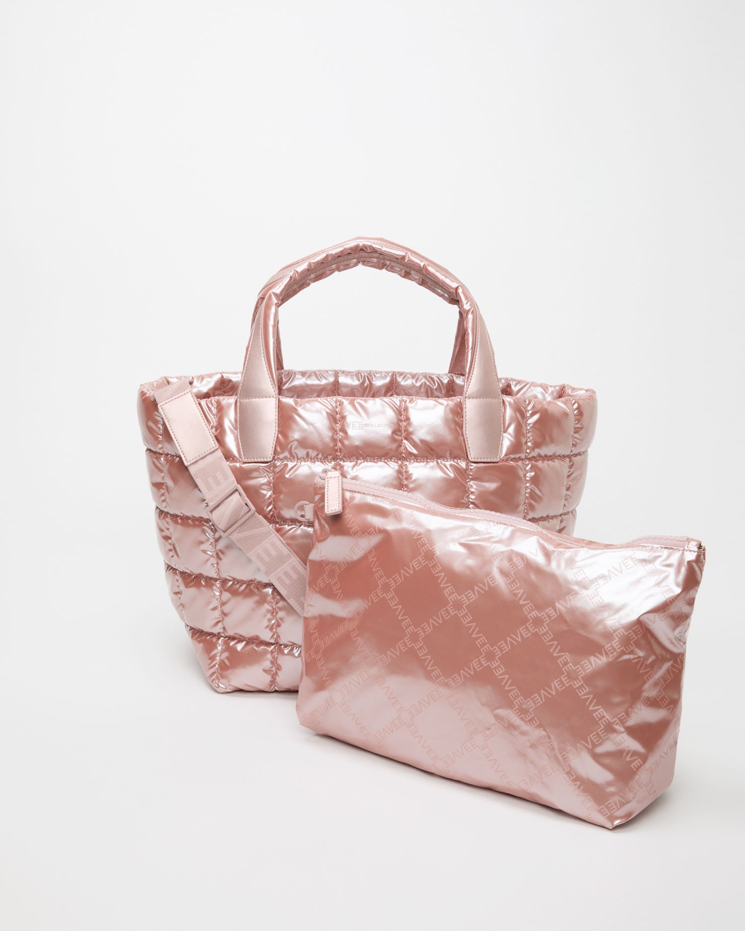 Porter Tote Medium Gin Fizz Metallic