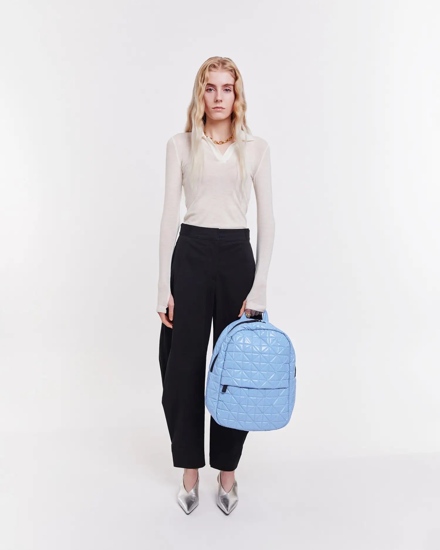 Vee Backpack Cerulean Vinyl