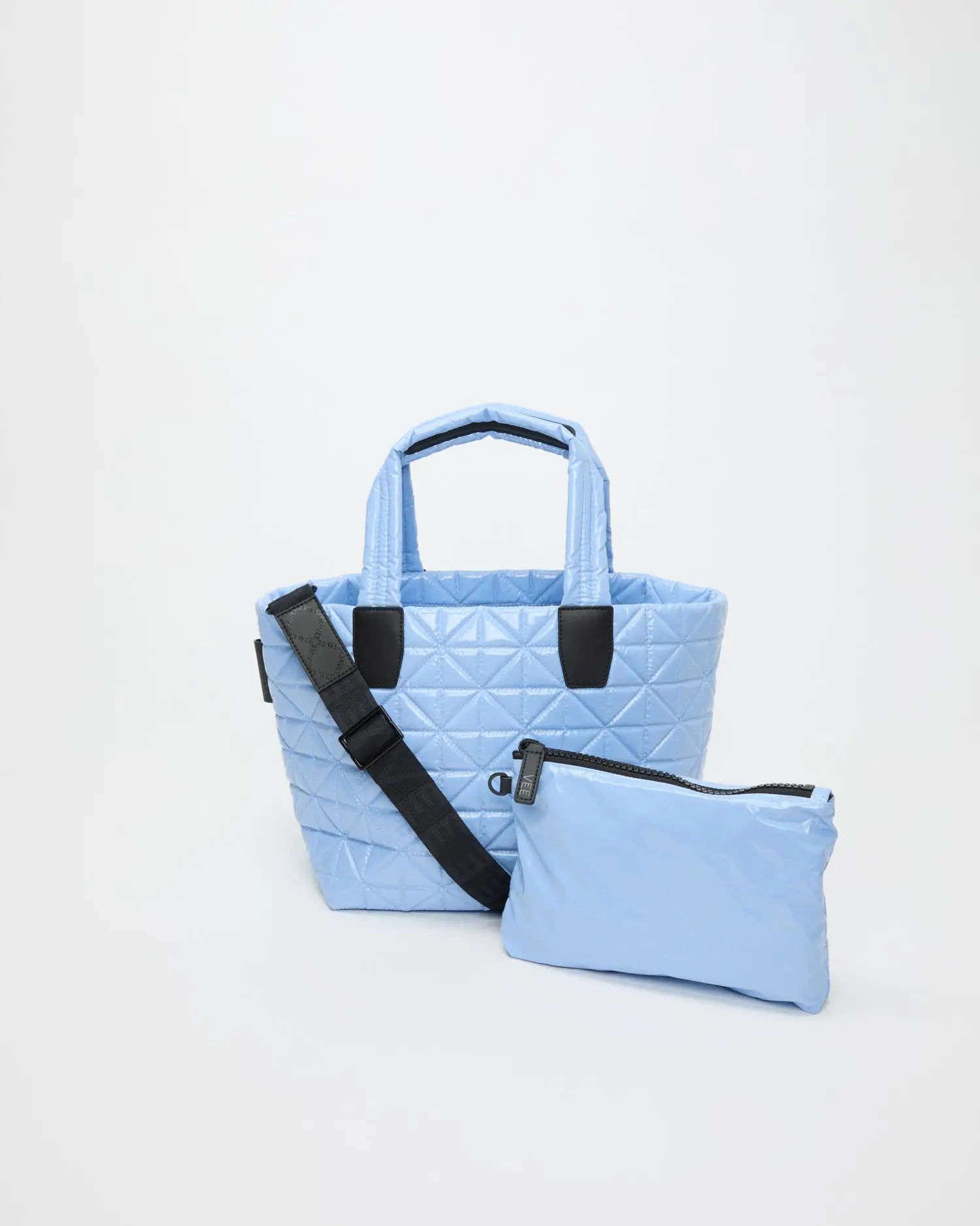 Vee Tote Small Cerulean Vinyl