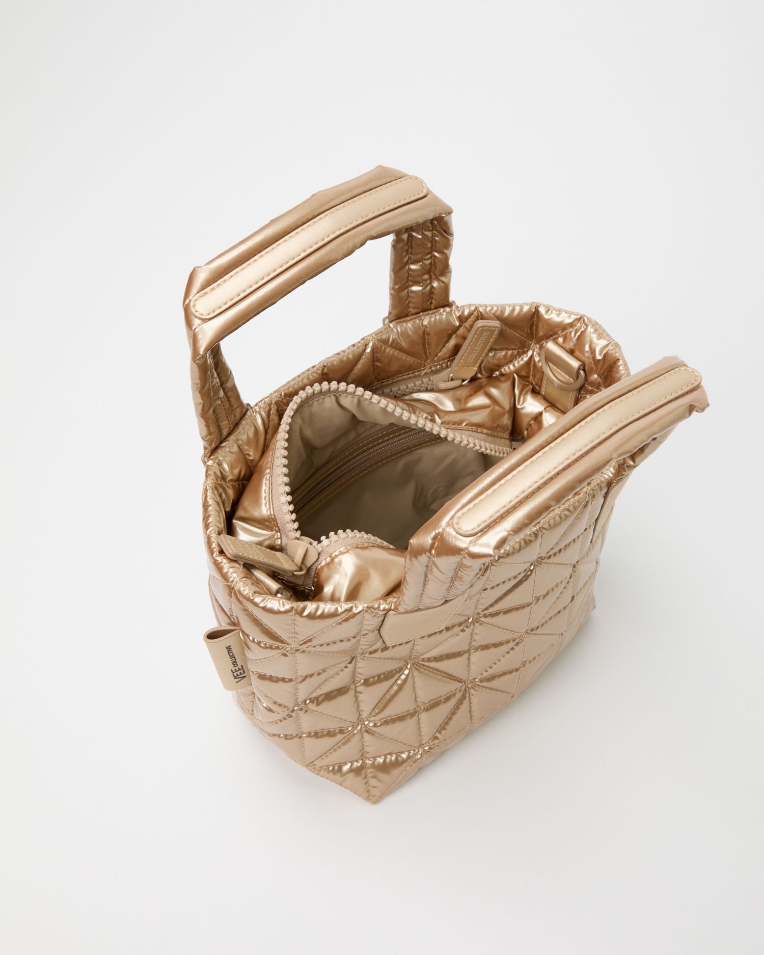 Vee Tote Mini Gold Metallic