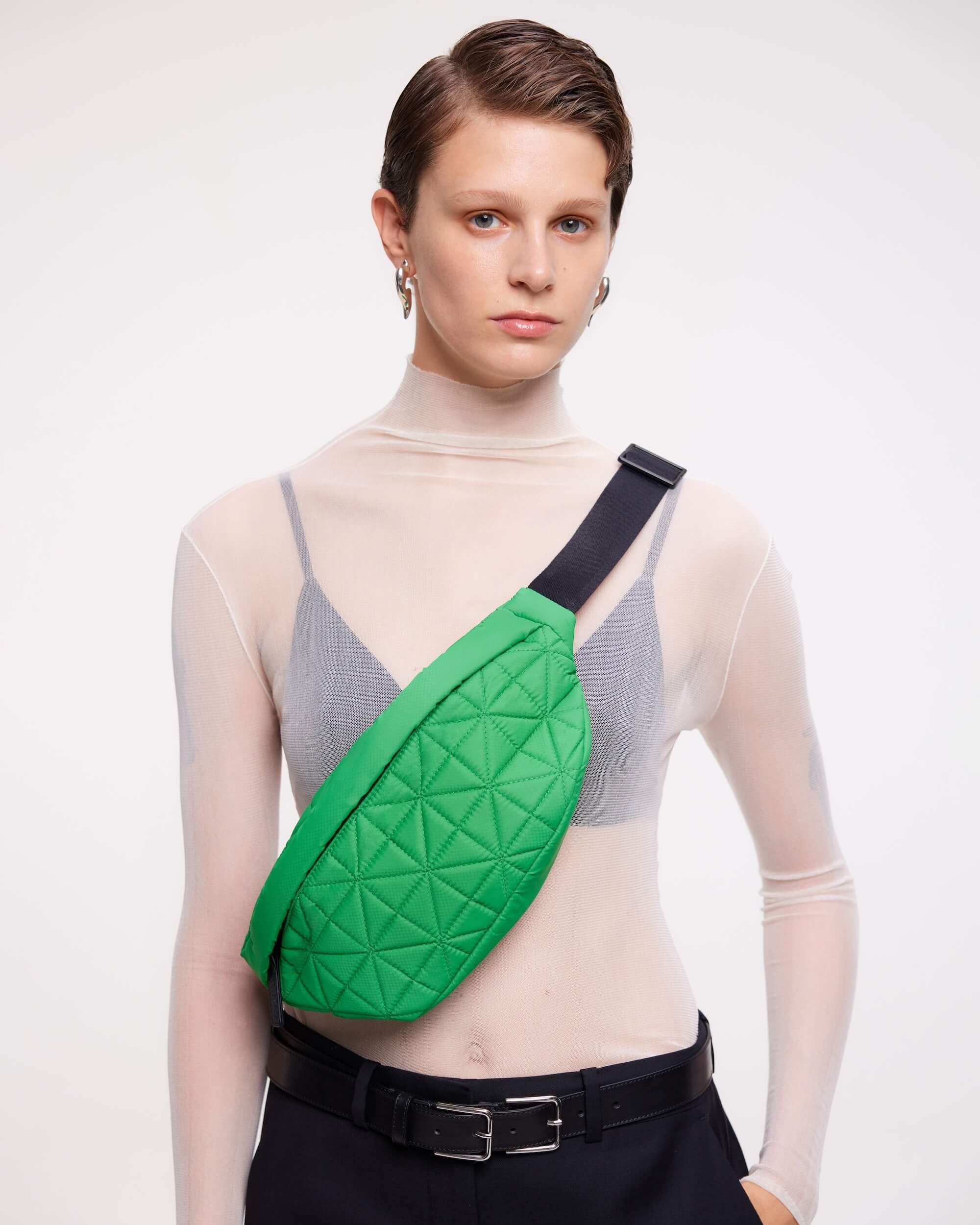 Vee Fanny Pack Varsity Green Belt Bags VEE COLLECTIVE